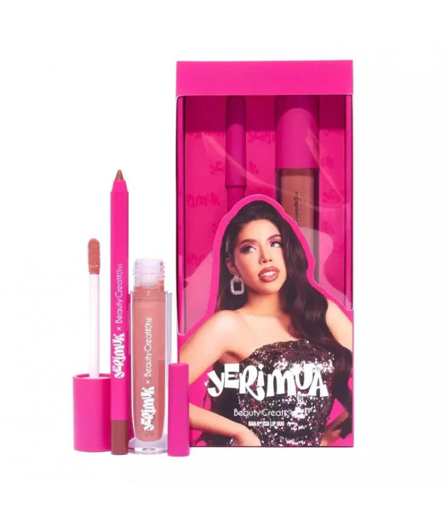 Dúo De Labios Bad B*tch Labial Y Delineador Beauty Creations X Yerimua
