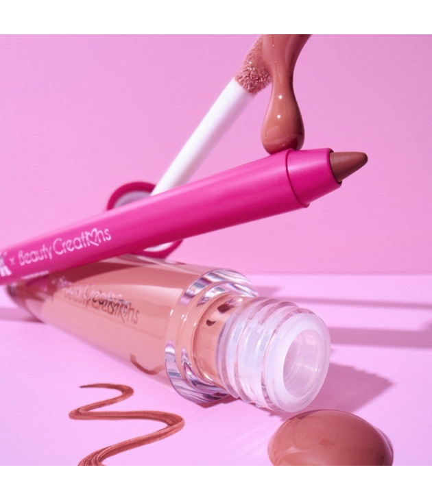 Dúo De Labios Bad B*tch Labial Y Delineador Beauty Creations X Yerimua