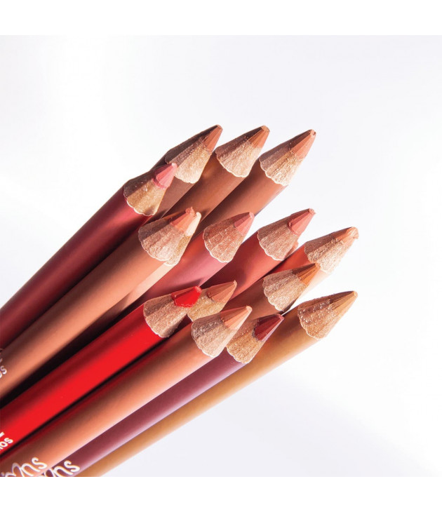 16 Delineador de labios Wooden Lip Pencil Beauty Creations