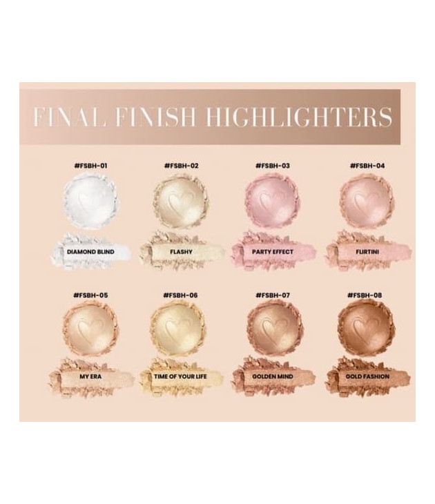 Iluminador Final Finish Baked Highlighter Beauty Creations