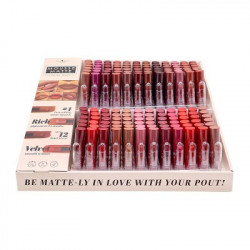 12 Labiales en Mousse Matte Italia Deluxe