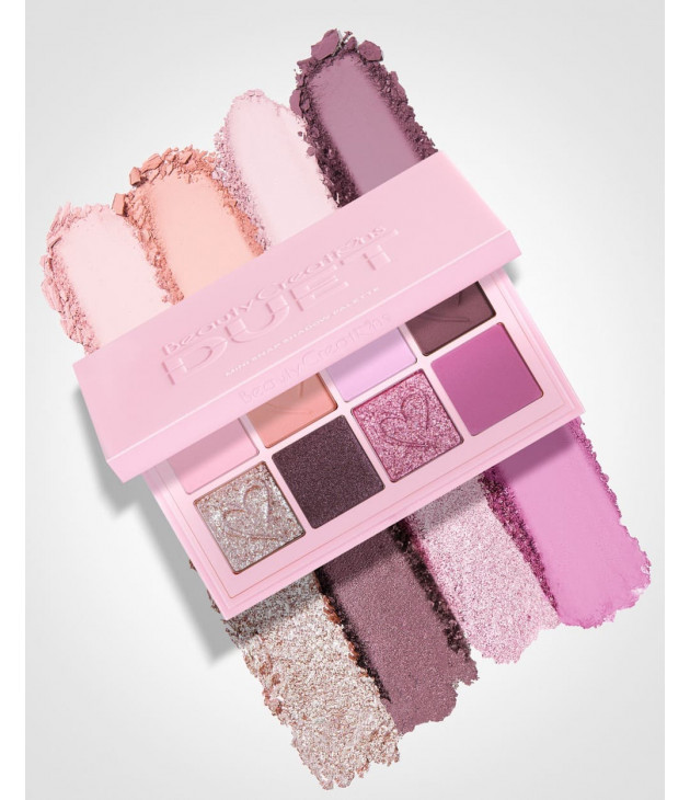 Paleta De Sombras 8 Tonos Duet Mini Snap Feeling Mauvey Beauty Creations