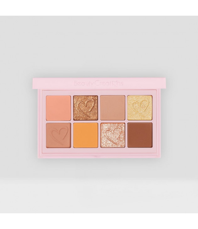 Paleta De Sombras 8 Tonos Duet Mini Snap Peachy Dreams Beauty Creations
