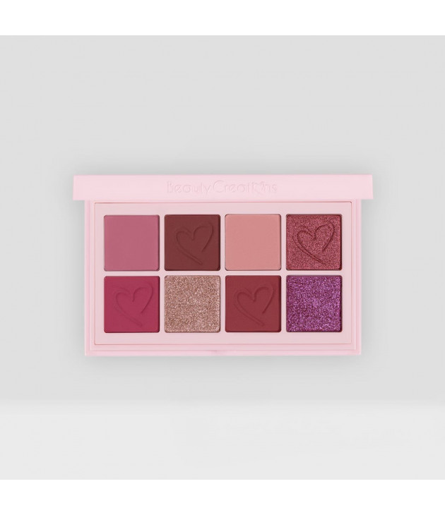 Paleta De Sombras 8 Tonos Duet Mini Snap Rouge Romance Beauty Creations