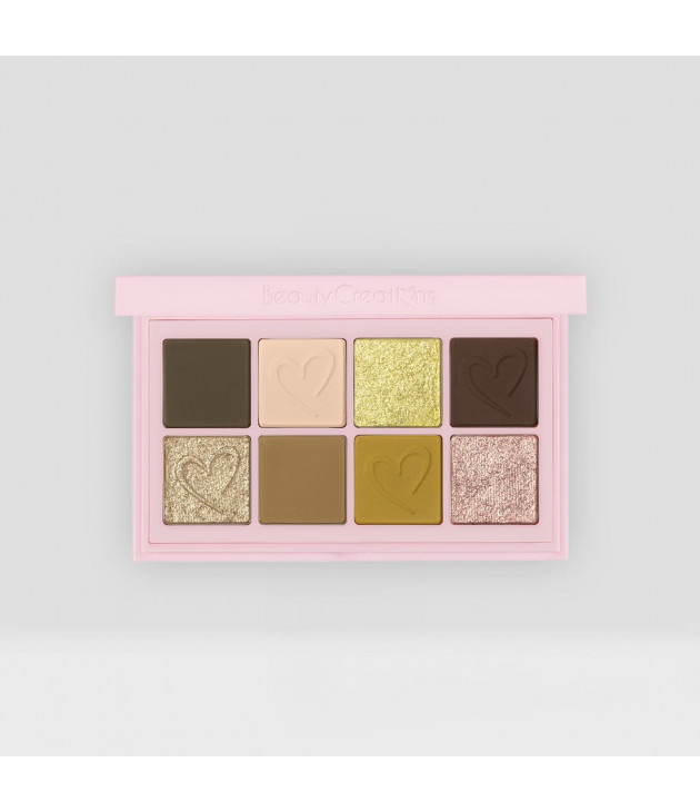 Paleta De Sombras 8 Tonos Duet Mini Snap Modern Greens Beauty Creations