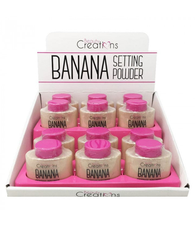 Display 12 banana Setting Powder Beauty Creations