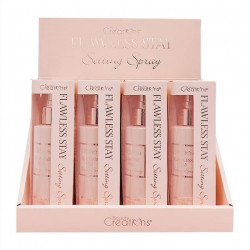 Display de 12 Fijador de maquillaje Flawless Stay Setting Spray Beauty Creations