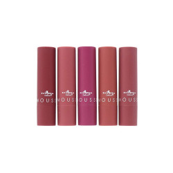 Set de 5 Labiales Mousse Matte Modest Mauves ahora Soft Serve Italia Deluxe