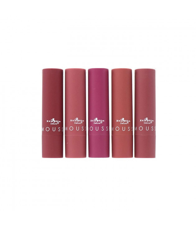 Set de 5 Labiales Mousse Matte Modest Mauves ahora Soft Serve Italia Deluxe