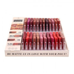 Display con 144 Labiales en Mousse con probadores Italia Deluxe