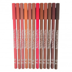 12 Delineador de labios Wooden Lip Pencil Beauty Creations