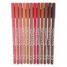 12 Delineador de labios Wooden Lip Pencil Beauty Creations