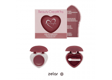 Rubor y balsamo labial Cutie Lip & Cheek Putty Deep Berry  Beauty Creations