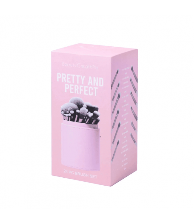 Set De Brochas 24 Piezas Pretty And Perfect Beauty Creations