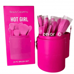 Set De Brochas 24 Piezas Hot Girl Beauty Creations