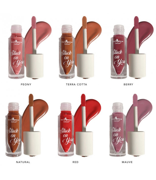 6 Labial liquido semi matte Stuck on You PH Lip Color Italia Deluxe