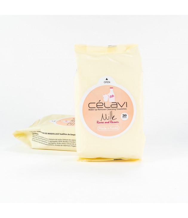 Toallita Desmaquillante Leche Célavi