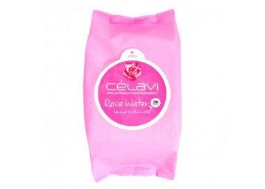 Toallita Desmaquillante Agua de Rosas Célavi