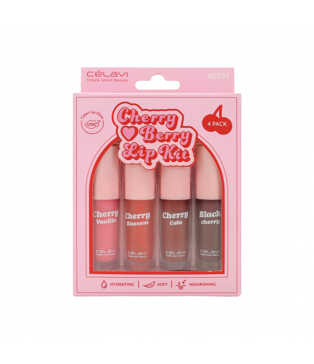 Cherry Berry Lip Kit Celavi