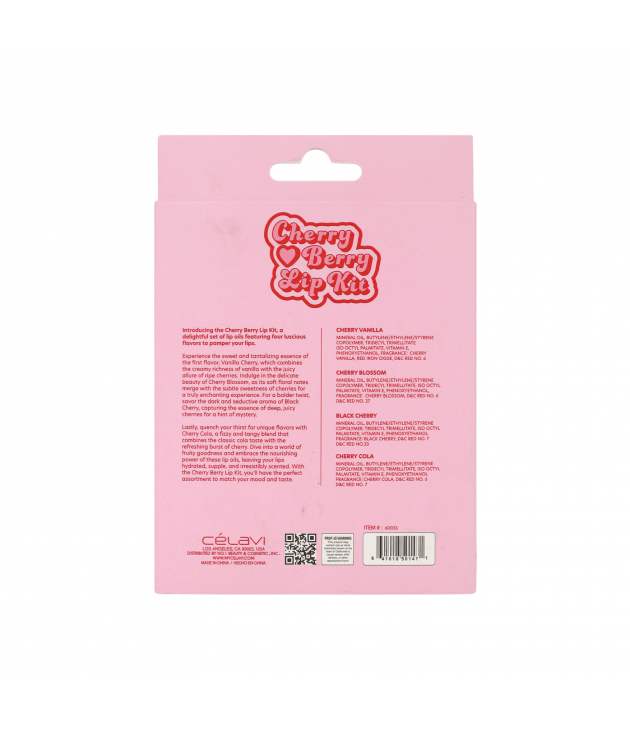 Cherry Berry Lip Kit Celavi