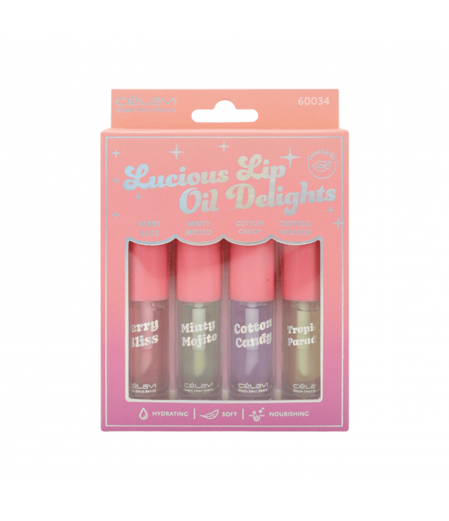 Lucious Lip Oil Delights Lip Set Celavi