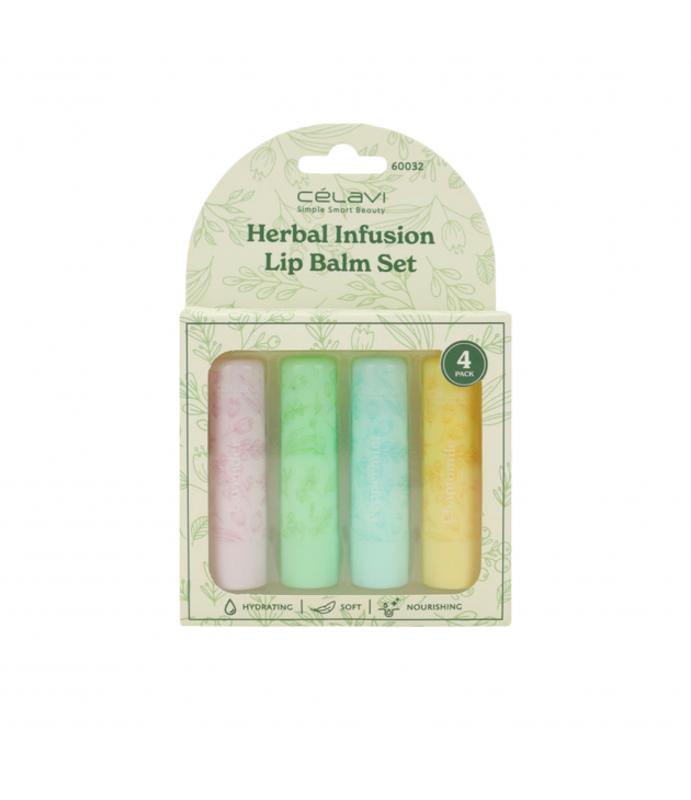 Herbal Lip Balm Set Celavi