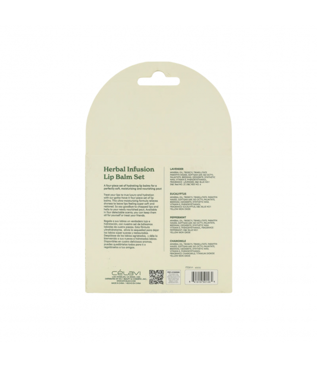 Herbal Lip Balm Set Celavi