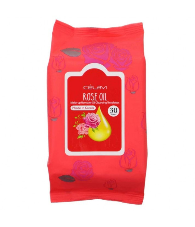 Toallita Desmaquillante Rose oil  Célavi