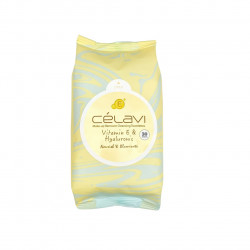 Toallita Desmaquillante Vitamina E y hyaluronic  Célavi