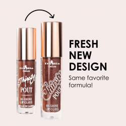 Display con 72 Thirsty Pout Hi-Shine Gloss Italia Deluxe
