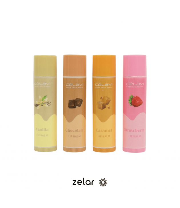 Set de 4 Bálsamos Labial Sweet Treats Celavi