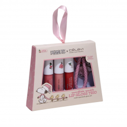 Snowflake Sparkle Lip Gloss Trio Peanuts Celavi
