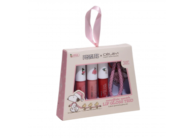 Snowflake Sparkle Lip Gloss Trio Peanuts Celavi