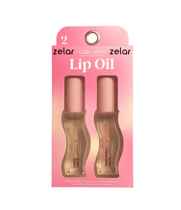 Peach & Watermelon Lip Oil Celavi
