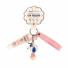 Llavero Rosa De Brillo Labial P60195 Peanuts Celavi