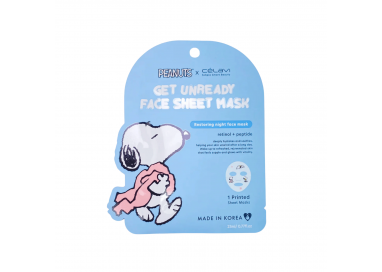 Mascarilla Get Unready con retinol y péptidos Peanuts Celavi