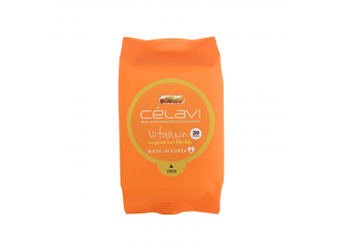 Toallita Desmaquillante con Vitaminas Célavi