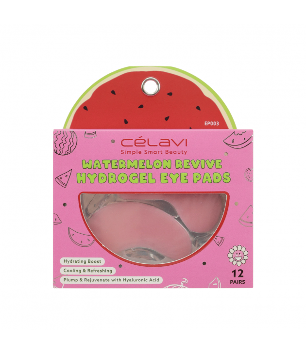 12 Parches para los ojos sandia Hydrogel eye pads Célavi