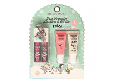 Pout Perfection Lip Gloss & Oil Set Peanuts Célavi