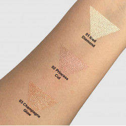 3 Iluminadores Diamond Glow Italia Deluxe